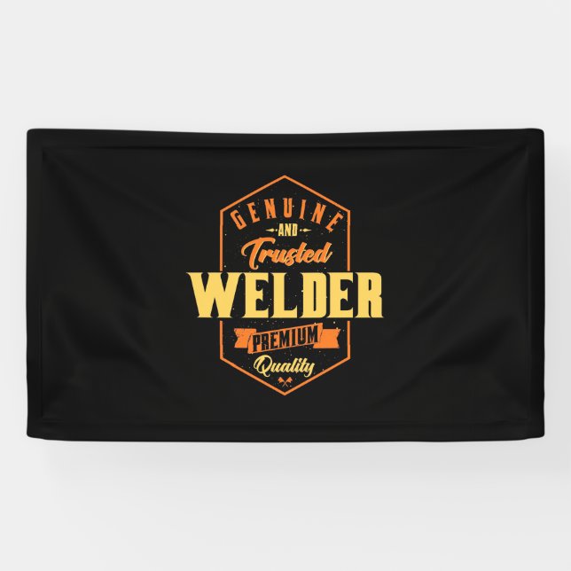 Genuine And Trusted Welder Banner (Horizontal)