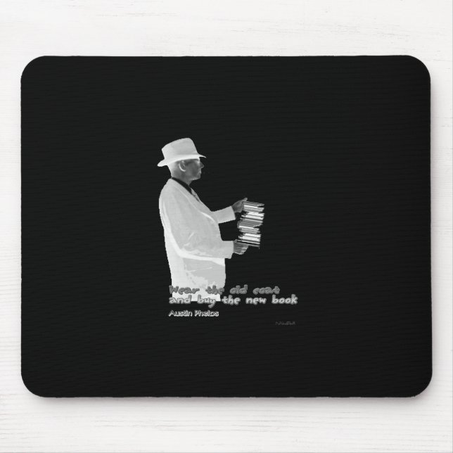 Genuine Booklover Mouse Pad (Front)