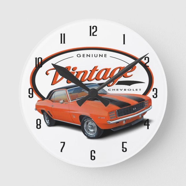 Genuine Camaro Round Clock (Front)