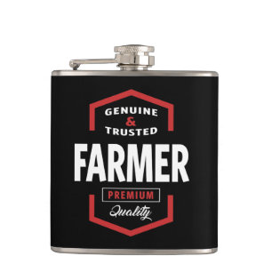 Genuine Farmer Gift Ideas Hip Flask