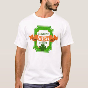Genuine Irish Label and Ribbon T-Shirt