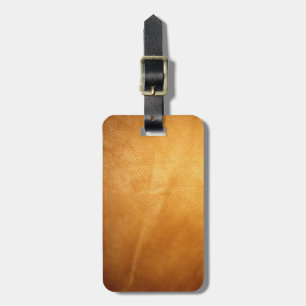 Genuine Leather Photography Personalised Luggage Tag