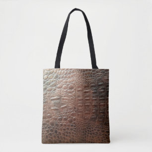 Genuine leather texture backgroundr close-up, embo tote bag