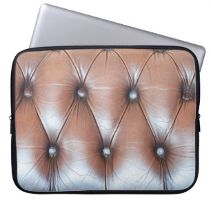 Genuine leather upholstery background, luxury dec laptop sleeve
