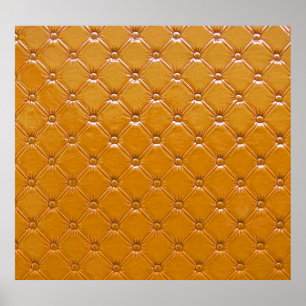Genuine leather upholstery: decorative motif. poster