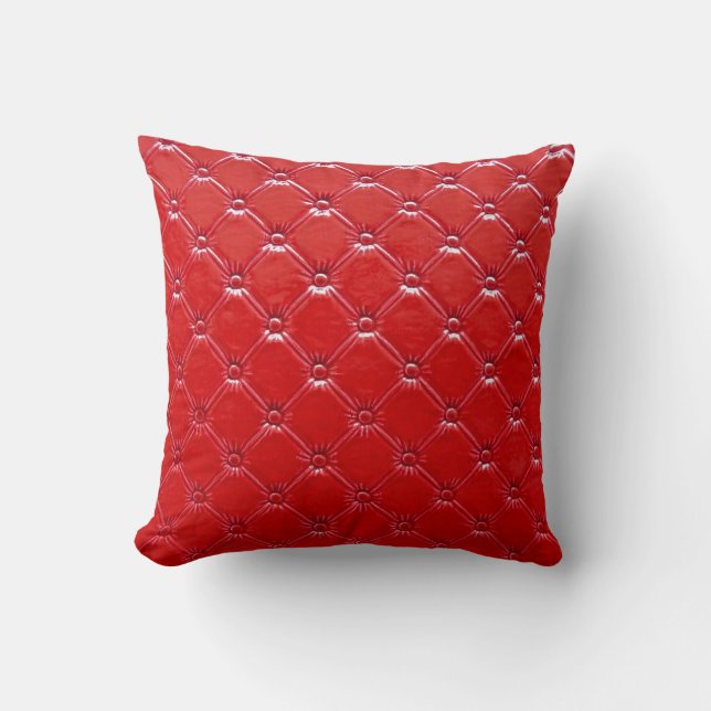 Genuine Leather Upholstery: Versatile Decor Cushion (Front)