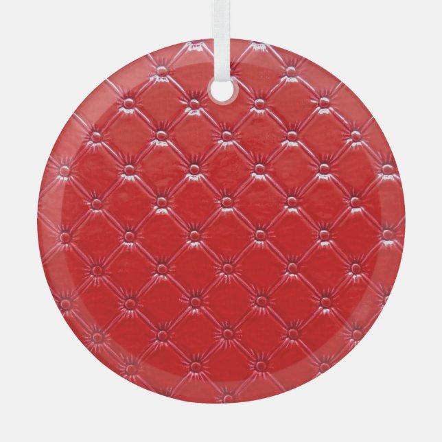 Genuine Leather Upholstery: Versatile Decor Glass Tree Decoration (Front)