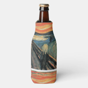 Genuine,Munch,reproduction,the scream,vintage art, Bottle Cooler