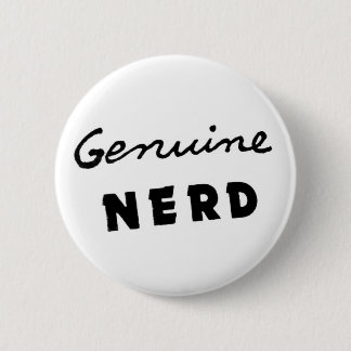 Genuine Nerd Button