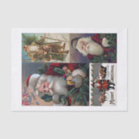 Genuine (not AI) Vintage Santa Claus Postcards