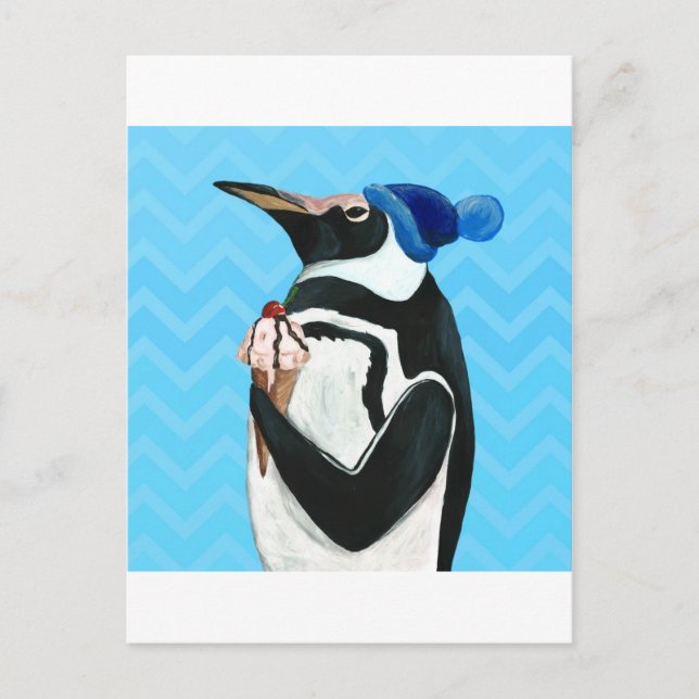 Genuine Penguin Postcard (Front)