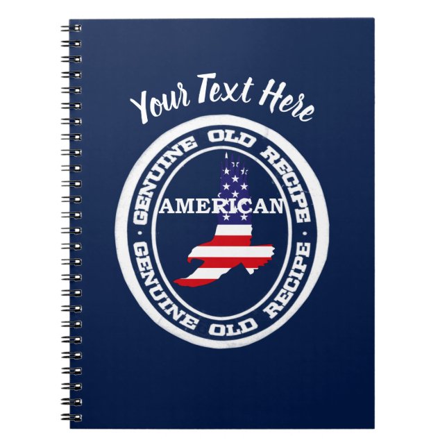 Genuine Recipe American Notebook (Front)
