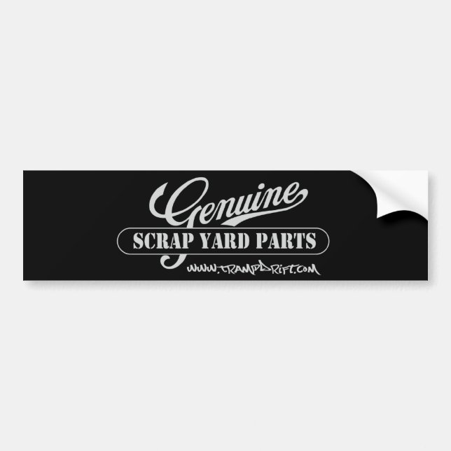 genuine_scrapyard_parts bumper sticker (Front)