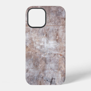 Genuine vintage washouts on the wooden surfaceaged iPhone 12 case