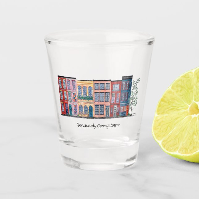 Genuinely Georgetown Shot Glass (Front)