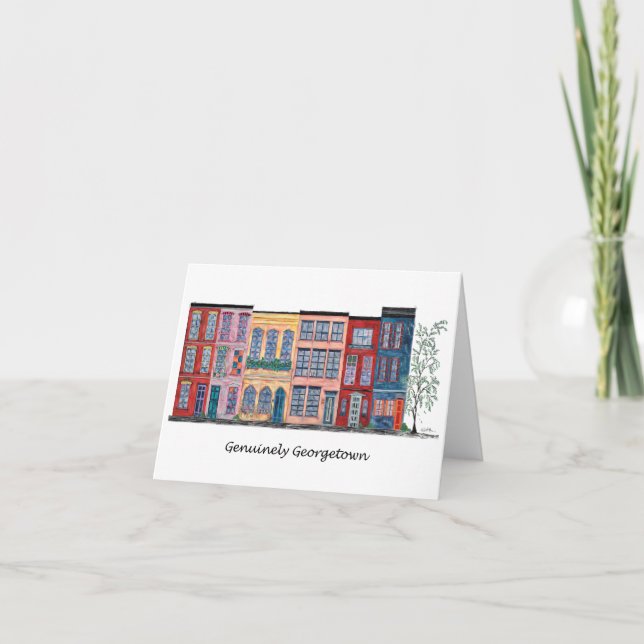 Genuinely Georgetown Thank You Card (Front)