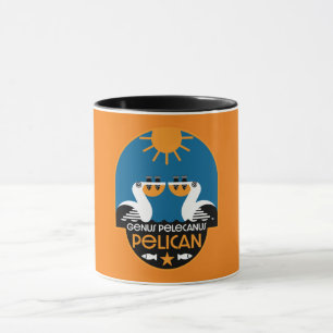 Genus Pelecanus Bird Art  Mug