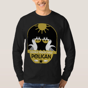 Genus Pelecanus Bird Art T-Shirt