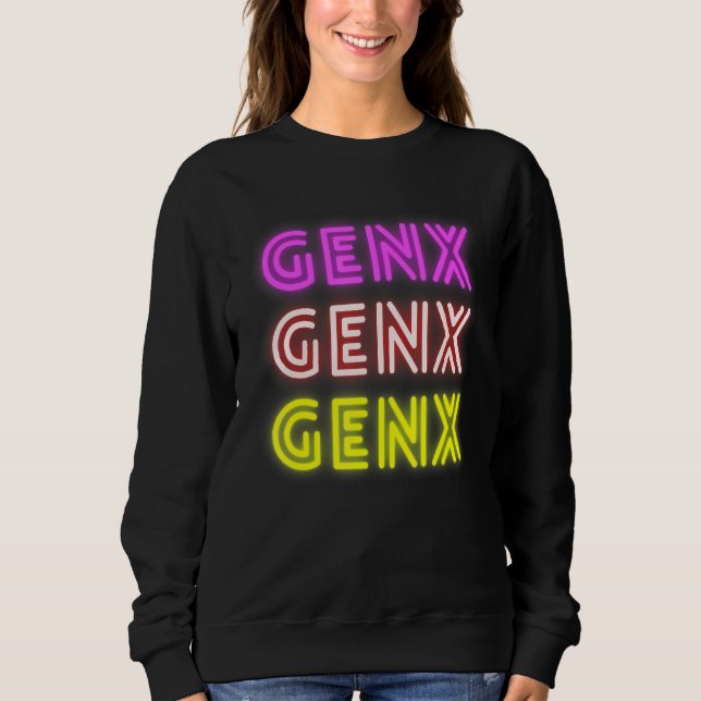 Genx Neon Fun Sweatshirt (Front)