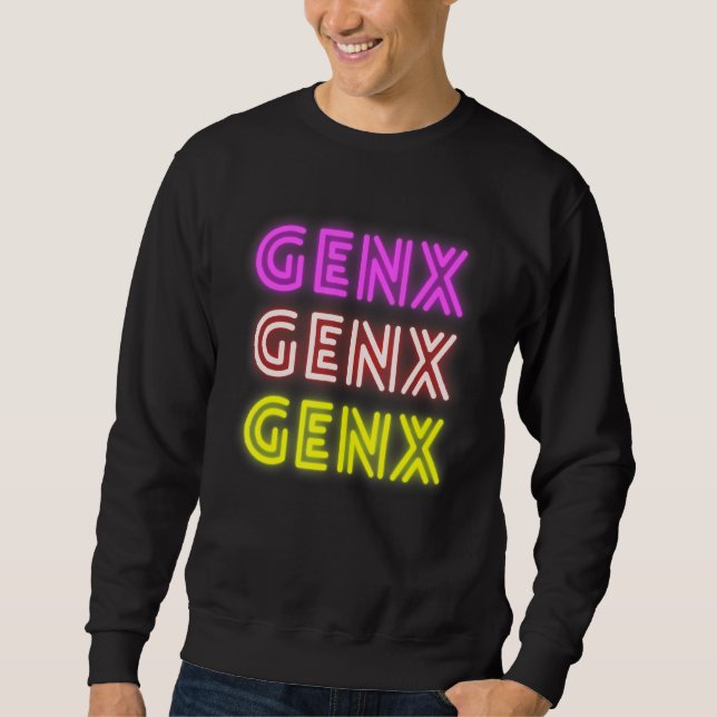 Genx Neon Fun Sweatshirt (Front)