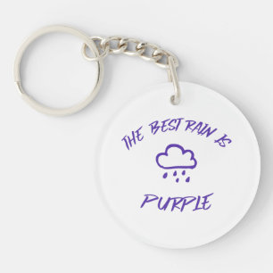 GenX The Best Rain is Purple  Key Ring