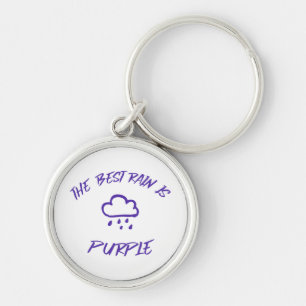 GenX The Best Rain is Purple Key Ring