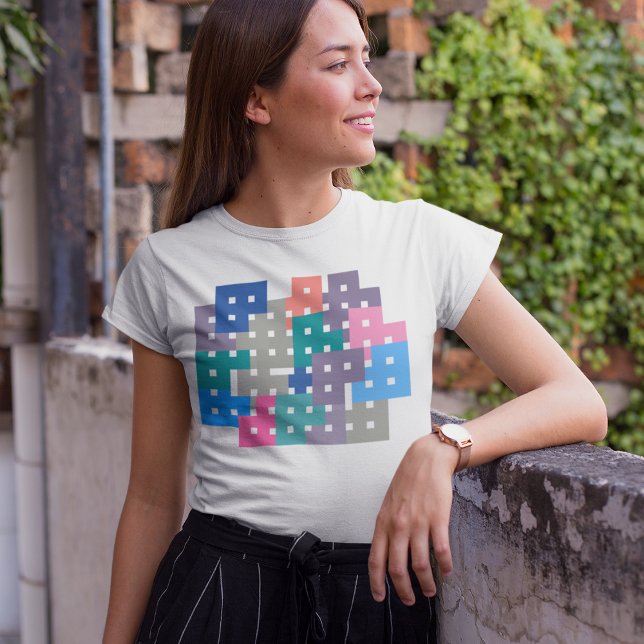 Geo Bricks Puzzle T-Shirt (Creator Uploaded)