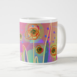 Geo Contempo Floral Large Coffee Mug