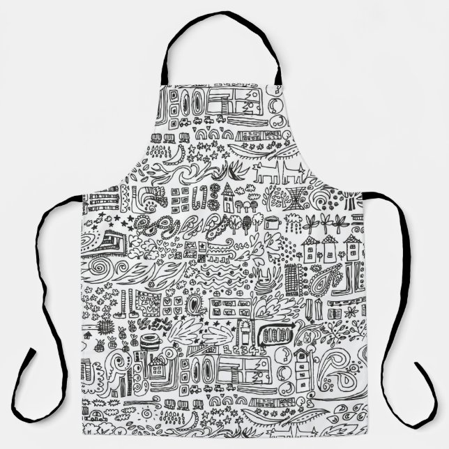geo design apron (Front)