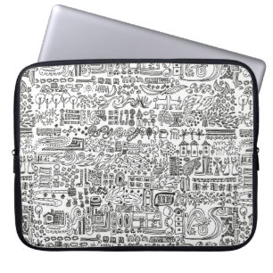 geo design laptop sleeve