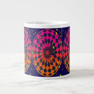 Geo Ellipse Housewarming Retirement Gift Large Coffee Mug