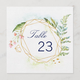 Geo Envy Table Numbers