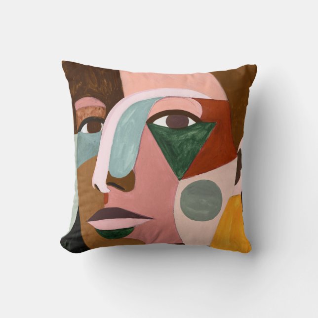 Geo Face Cushion (Front)
