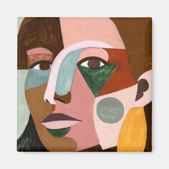 Geo Face Magnet (Front)