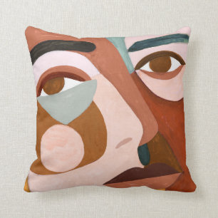 Geo Face Upclose Cushion
