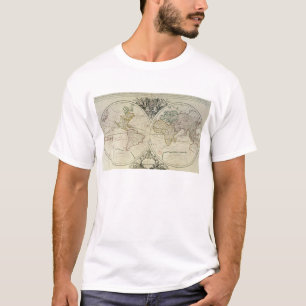 Geo-Hydrographic Mappamonde T-Shirt