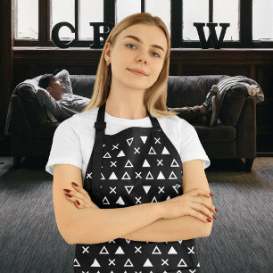 Geo Line Triangle Apron