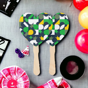 Geo Minimal Art Hand Fan
