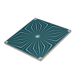 Geo Teal Tile