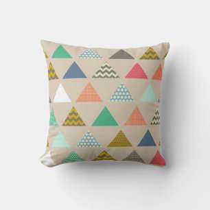 geo triangles cushion