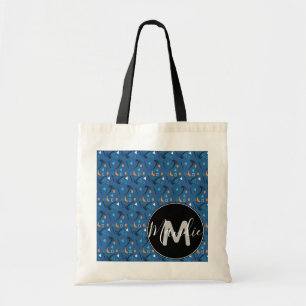 Geo Tropical Palm Tree Name Library Books Tote Bag