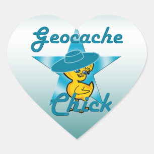 Geocache Chick #7 Heart Sticker