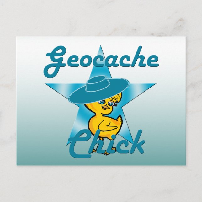 Geocache Chick #7 Postcard (Front)
