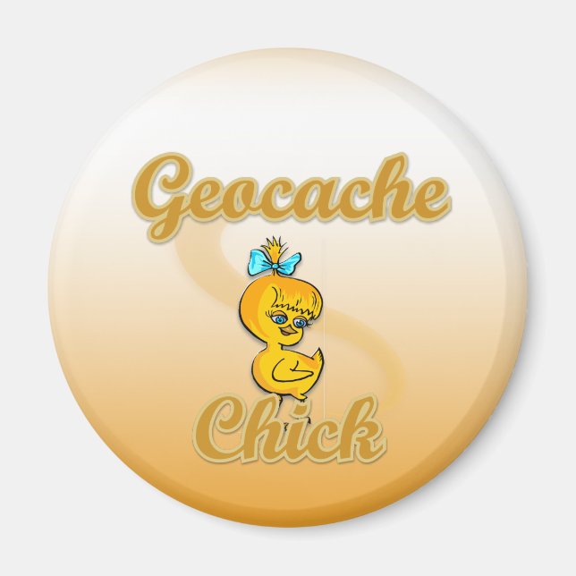 Geocache Chick Magnet (Front)
