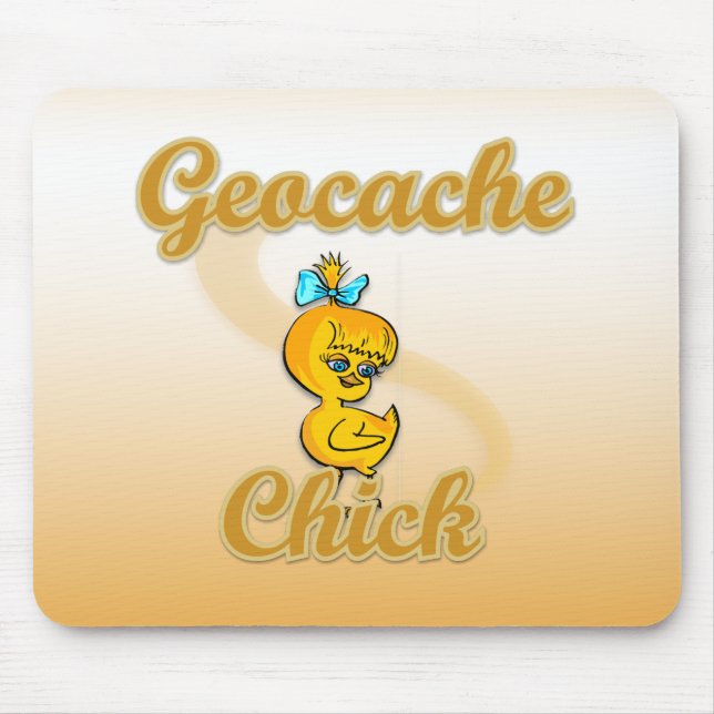 Geocache Chick Mouse Pad (Front)