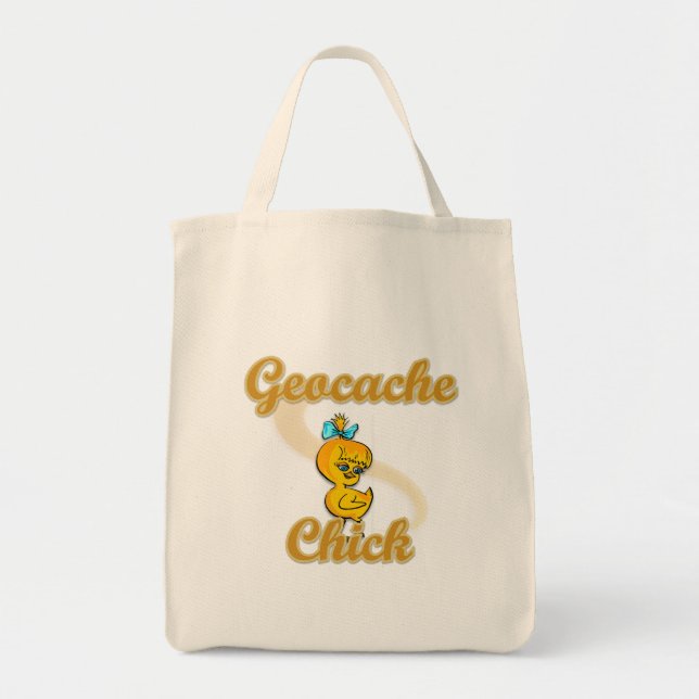 Geocache Chick Tote Bag (Front)