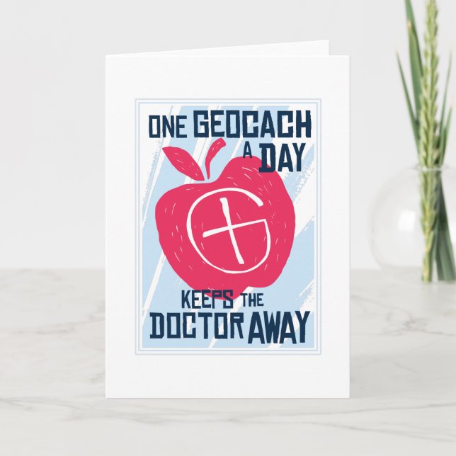 Geocache Lettering Card (Front)