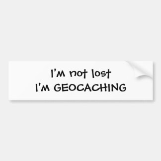 Geocaching Bumper Sticker