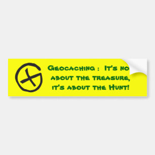 Geocaching Bumper Sticker