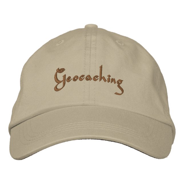 Geocaching Geo Cache Geocacher Cap Hat (Front)